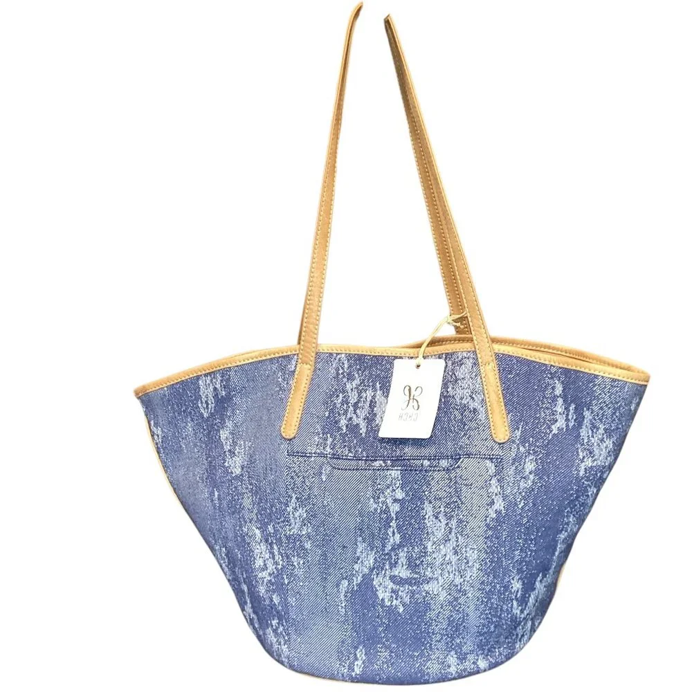 March Live Show Giveaway!! HOBO NWT‎ Ellison Tote In Indigo Wash MSRP $198